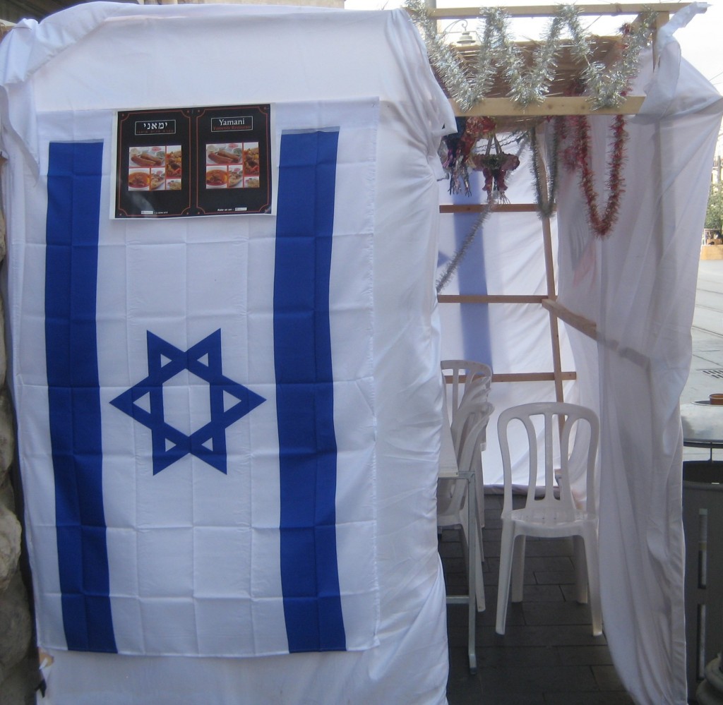 Thousands of sukkot all in different sizes and designs.