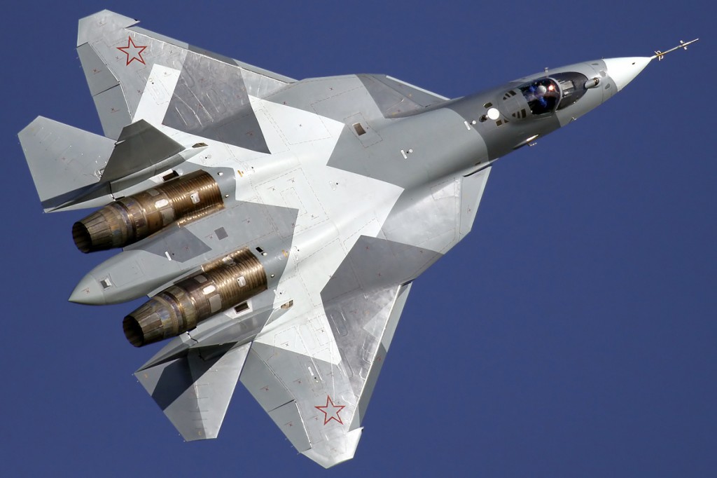 The Sukhoi PAK FA T-50, Russia's newest and most advanced jet, coming soon to the skies near Israel--courtesy of American president Barack Obama (picture: Wikipedia).