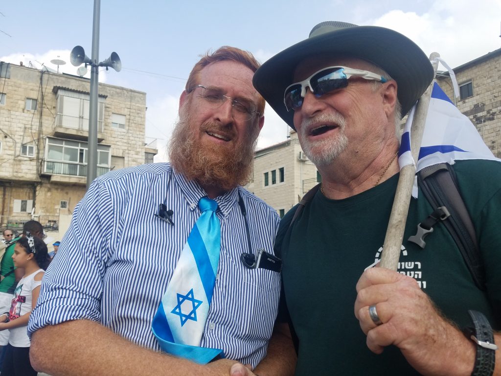 None other than my old friend, Knesset member and Rabbi Yehuda Glick.