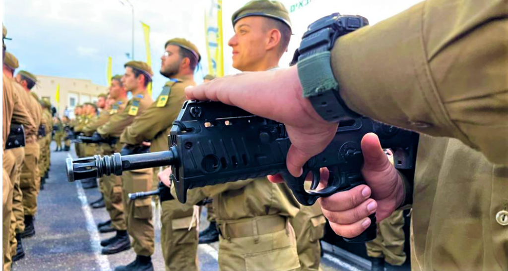 The November class of recruits to Israel's elite Golani Brigade were sworn in yesterday.