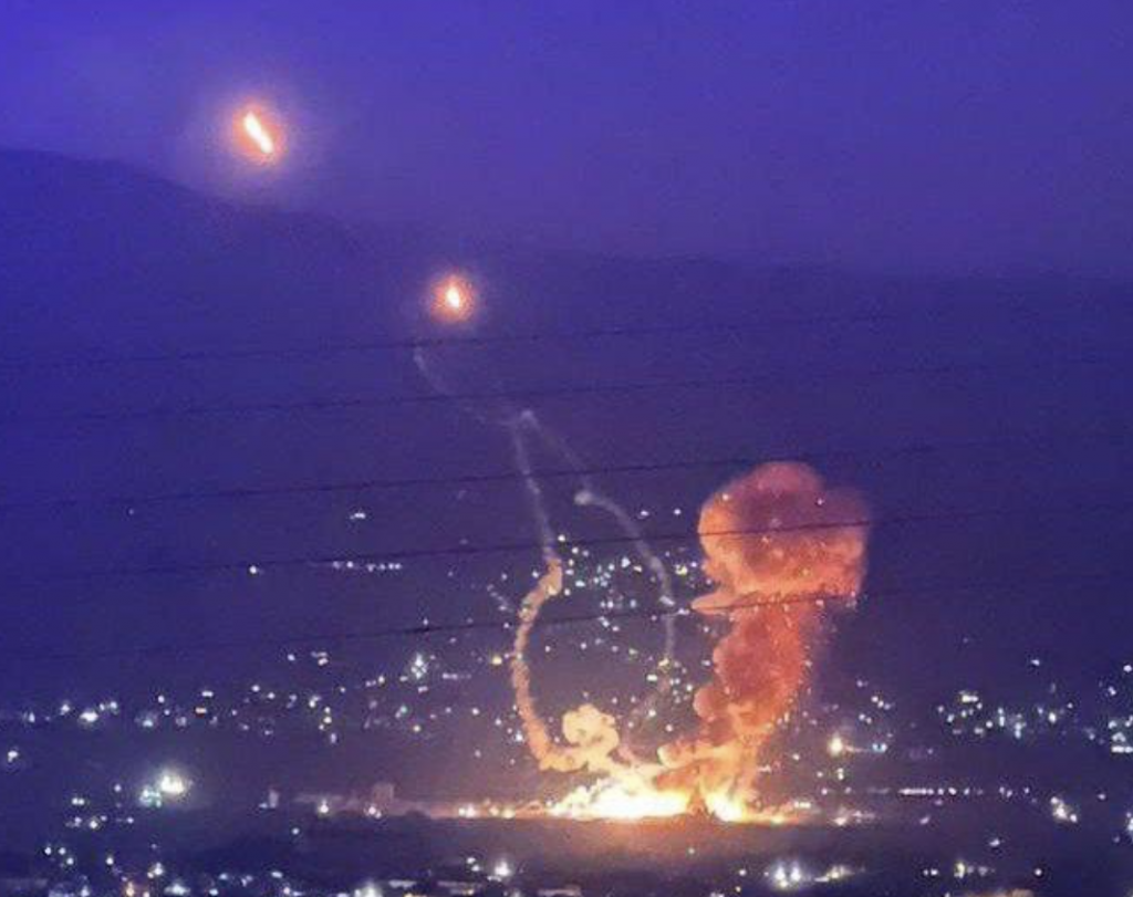 Again, a massive number of secondary missile explosions.